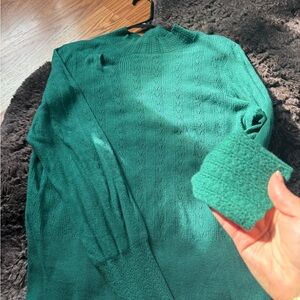 LC Lauren Conrad Teal Women's Turtleneck Sweater